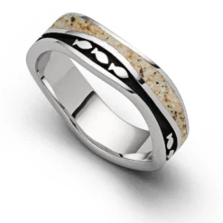 Ring Strandwelle "Fischschwarm"