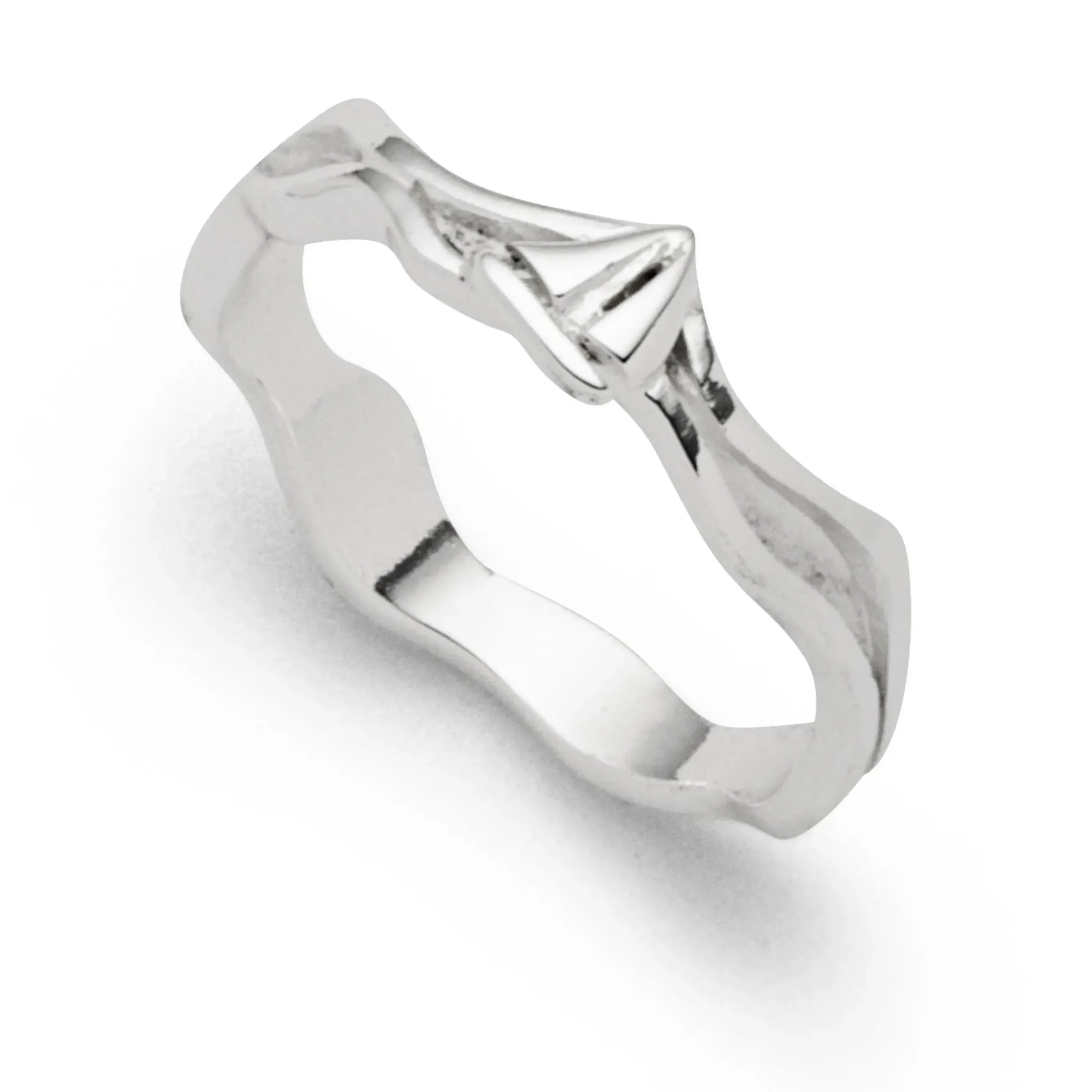 Ring "Strandwellen Boot", schmal