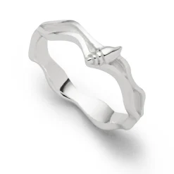 Ring "Strandwellen Muschel", schmal