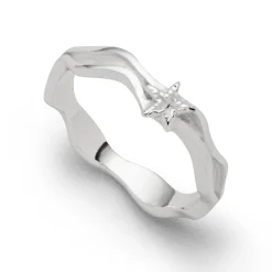 Ring "Strandwellen Seestern", schmal