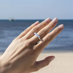 Signet Ring "Anker" oxidiert