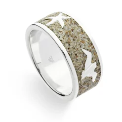 Strandring "Möwe/Seestern/Welle"