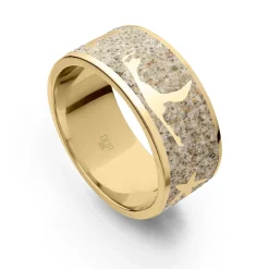 Strandring "Sylt" vergoldet